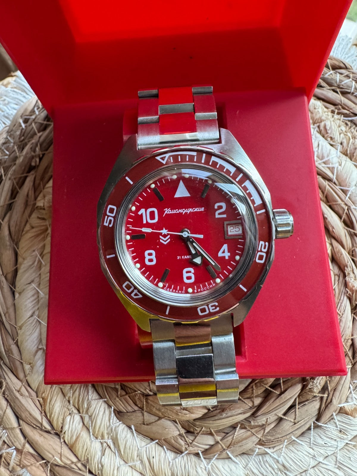 Vostok Komandirskie 650841 Watch Mechanical Automatic USED | Scubadudestore