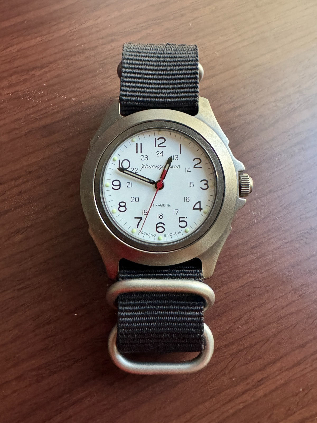 Vostok Komandirskie 30699V Automatic Watch USED | Scubadudestore