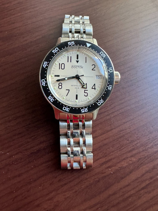 Vostok Amphibia 720070 Antarctica Watch USED | ScubaDudeStore