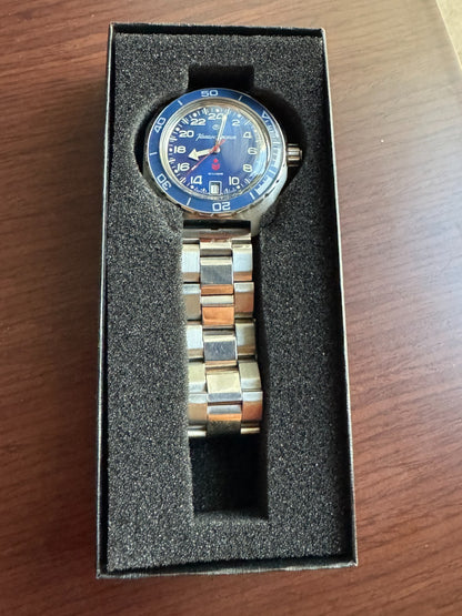 Vostok Komandirskie 650547 24-Hour Watch USED | ScubaDudeStore