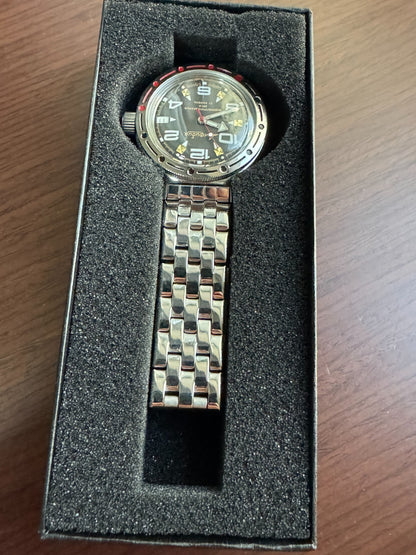 Vostok Amphibia 420335 Military Diver Watch USED | Scubadudestore