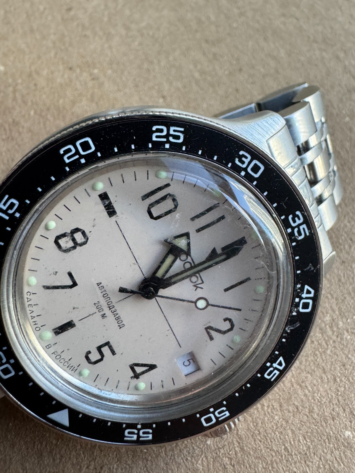 Vostok Amphibia 720070 Antarctica Watch USED