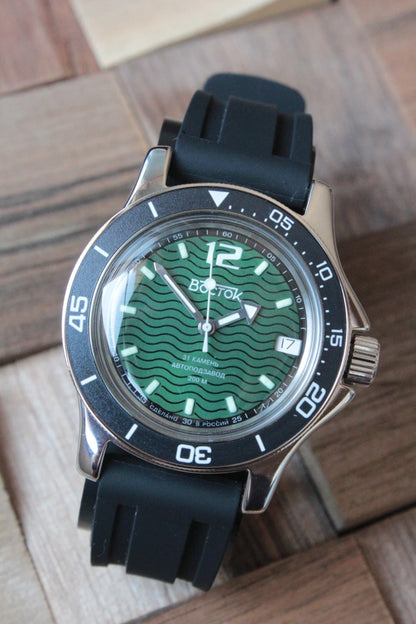 Vostok Amphibia 13041A Military Watch | Scubadudestore