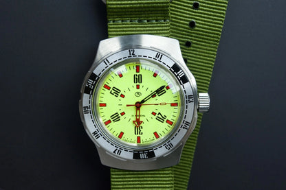 Vostok Amphibia 16032V Watch Pripyat Chernobyl | Scubadudestore