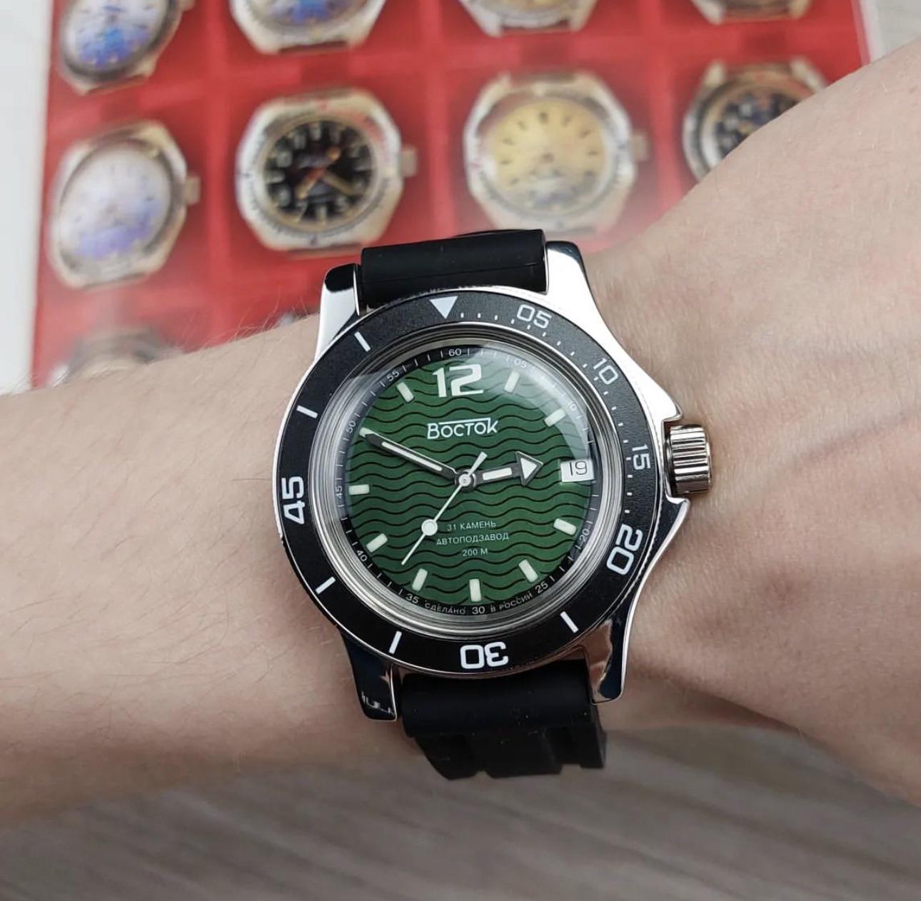Vostok Amphibia 13041A Military Watch | Scubadudestore