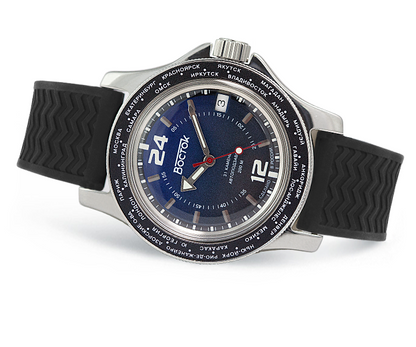 Vostok Amphibia 13025A Self-winding 24-hour Watch