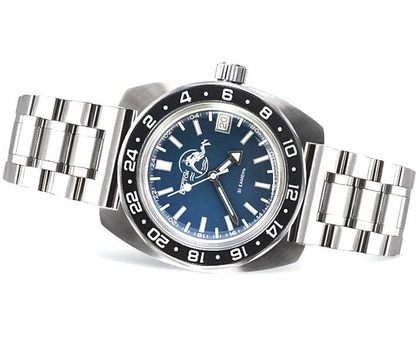 Vostok Amphibia 17003B Self-winding 24-hour Watch