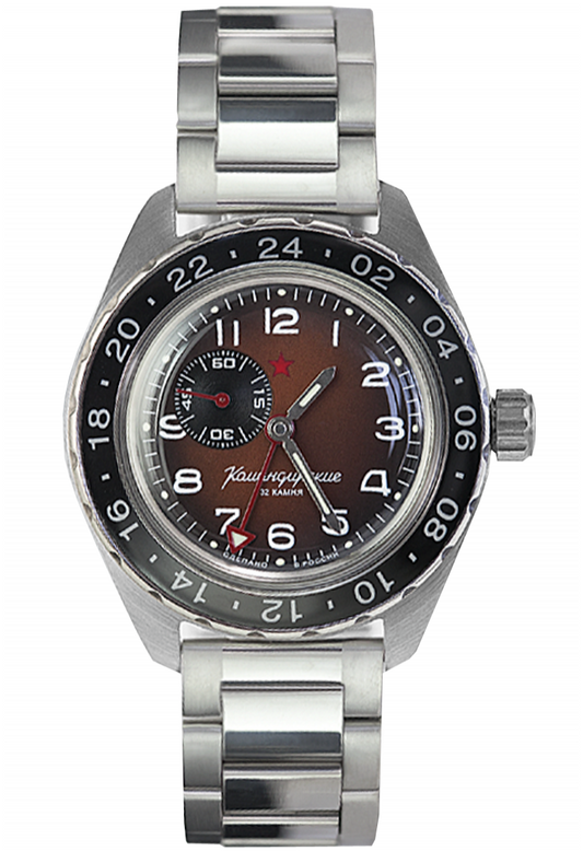 Vostok Komandirskie 02017A GMT Self-winding Watch